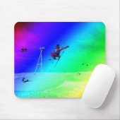 Jump in den Bergen Mousepad (Mit Mouse)