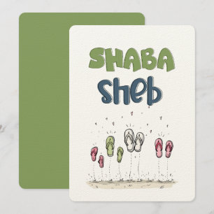 Jump in Joy mit diesen spielerischen Flip Flops ش  Einladung