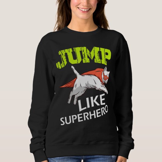 Jump like Superhero Sweatshirt (Vorderseite)