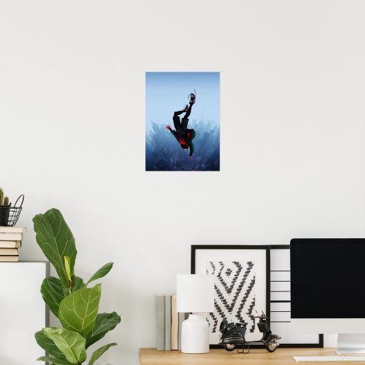Jump Miles Morales Poster (Heimbüro)