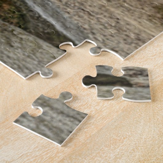 Jump Off Rock Laurel Park NC FrühWinter Puzzle (Seite)