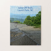 Jump Off Rock Laurel Park NC Später Frühling Puzzle (Vertikal)