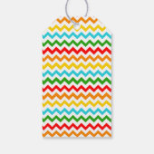 Jump Party Bob Primärfarben bevorzugen Markierung Geschenkanhänger (Rückseite)