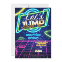Jump Party Bounce Neon Trampolinpark