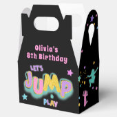 Jump Play Birthday Jump Trampolin Party Fee Box Geschenkschachtel (Geöffnet)