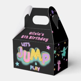 Jump Play Birthday Jump Trampolin Party Fee Box Geschenkschachtel