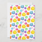 Jump Play Geburtstagsparty Einladung (Rückseite)