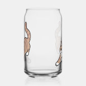 Jump Purr Jump: Spielerisches Cat Design mit Spaß  Dosenglas (Rechts)