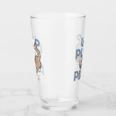 Jump Purr Jump: Spielerisches Cat Design mit Spaß Glas (Rechts)