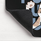 Jump Purr Jump: Spielerisches Cat Design mit Spaß Mousepad (Ecke)