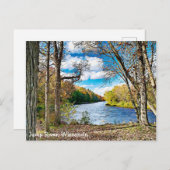 Jump River, Wisconsin Landschaftlich View Postcard Postkarte (Vorne/Hinten)