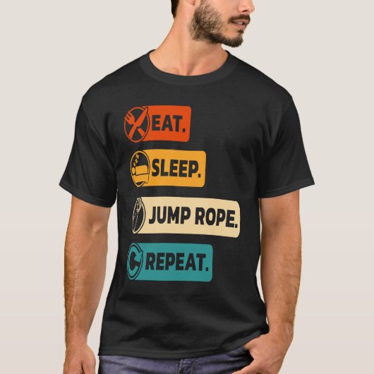 Jump Rope Jumping Skipping Roping Jumprope T-Shirt (Vorderseite)