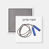 Jump Rope Kühlschrank Magnet (Vorderseite/Rückseite)