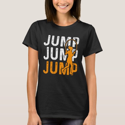 Jump Rope Skipping Jumping Roping Workout  8 T-Shirt (Vorderseite)