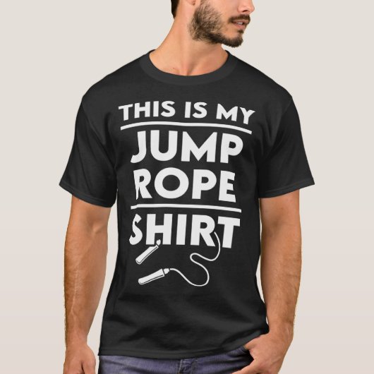 Jump Rope Skipping Jumping Roping Workout T-Shirt (Vorderseite)