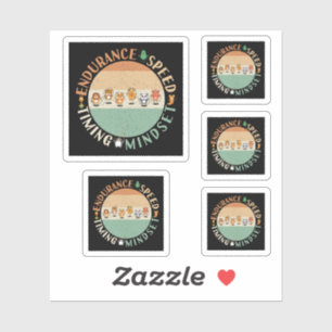 Jump Roping - Rope Skipping Mindset Aufkleber