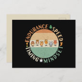 Jump Roping - Rope Skipping Mindset Postkarte (Vorne/Hinten)