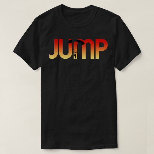Jump Skydiving Base Jumping Design Skydivers T-Shirt (Design vorne)