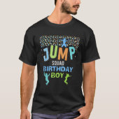 Jump Squad Birthday Boy Trampoline Jumper Bday T-Shirt (Vorderseite)
