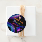 Jump Trampolin Farbige Mädchen Geburtstagsparty Geschenkanhänger (Beispiel)