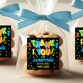 Jump Trampolin Geburtstags Gefallen Sticker