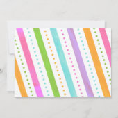 Jump Trampolin Park Geburtstagsfeierlichkeiten Gir Einladung (Rückseite)