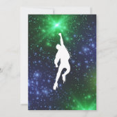 Jump Trampolin Park Graffiti Einladung zum Geburts (Rückseite)