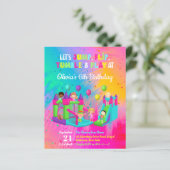 Jump Trampoline Bounce House Kind Geburtstag Einla (Stehend Vorderseite)