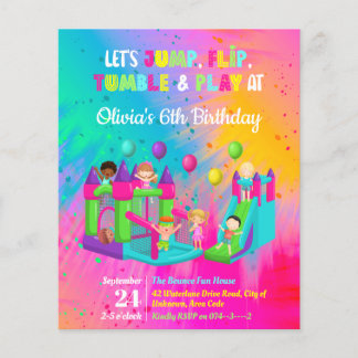 Jump Trampoline Bounce House Kind Geburtstag Einla