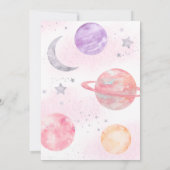 Jump TWO the Moon Birthday Einladung (Rückseite)