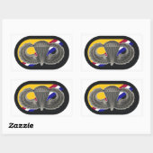 JUMP WINGS/OVAL U.S. SPECIAL OPS COMMAND STICKERS (Blatt)
