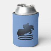 Jumper Clearing an Hindernis. Dosenkühler (Kanne Vorderseite)