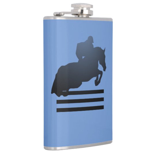 Jumper Clearing an Hindernis. Flachmann (Rechts)