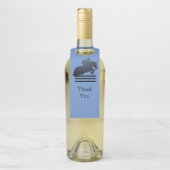 Jumper Clearing an Hindernis. Flaschenanhänger (Auf Flasche)