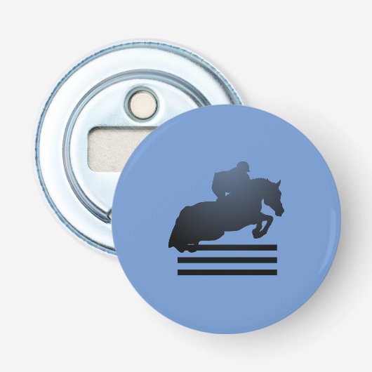 Jumper Clearing an Hindernis. Flaschenöffner (Vorderseite)