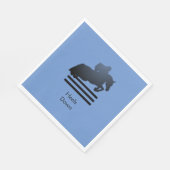 Jumper Clearing an Hindernis. Serviette (Ecke)