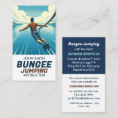 Jumper Design - Bungee Jumping Instructor Visitenkarte (Vorne/Hinten)