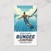 Jumper Design - Bungee Jumping Instructor Visitenkarte (Vorderseite)