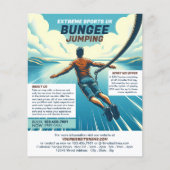 Jumper Design - Werbung für Bungee Jumping Course Flyer (Vorne)