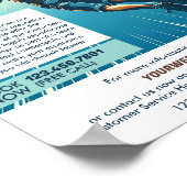 Jumper Design - Werbung für Bungee Jumping Course Poster (Ecke)