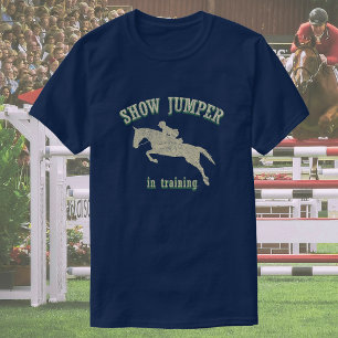 Jumper in Ausbildung anzeigen Vintage Reittiere T-Shirt