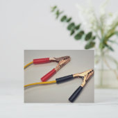 Jumper-Kabel Postkarte (Stehend Vorderseite)