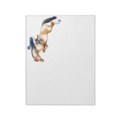 Jumper Paint Horse Note Pad anzeigen Notizblock (Rotiert)