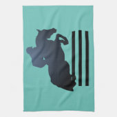 Jumper Räumung eines Hindernisses anzeigen Geschirrtuch (Vertikal)