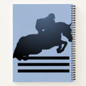 Jumper Räumung eines Hindernisses anzeigen Notizblock (Rückseite)