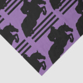 Jumper-Silhouette für Pferdefreunde anzeigen Seidenpapier (Detail)