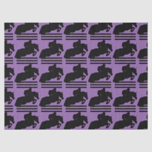 Jumper-Silhouette für Pferdefreunde anzeigen Seidenpapier