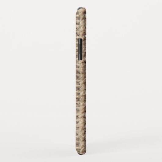 Jumpereffekt der Beige-Wolle Case-Mate iPhone Hülle (Hinten/Rechts)
