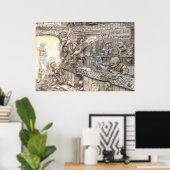 Jumperkabel und Zwerge - Poster (Heimbüro)