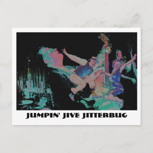 Jumpin' Jive Jitterbug Postcard Postkarte